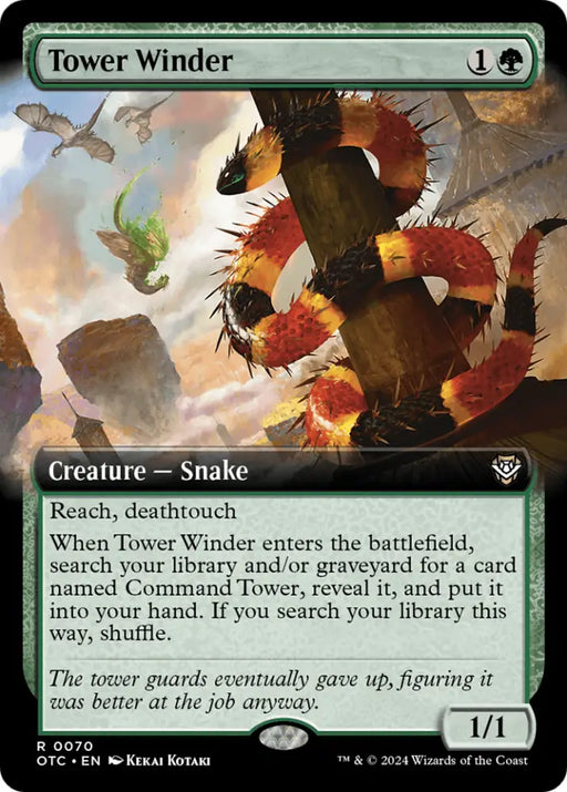 Tower Winder (Extended Art) [Outlaws of Thunder Junction Commander] - MTG Single