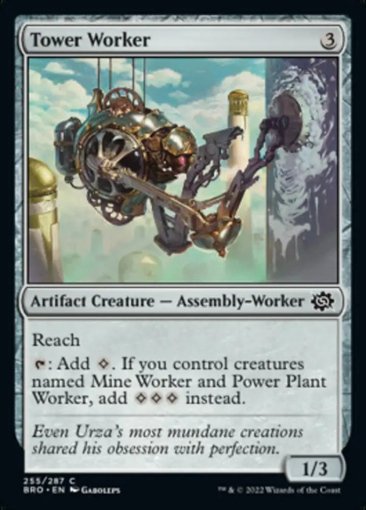 Tower Worker [The Brothers’ War] - MTG Single