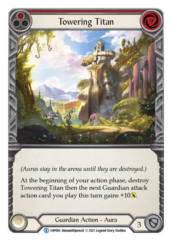 Towering Titan (Red) [1HP064] (History Pack 1) - Flesh And Blood Single