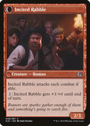 Town Gossipmonger // Incited Rabble [Shadows over Innistrad] - MTG Single