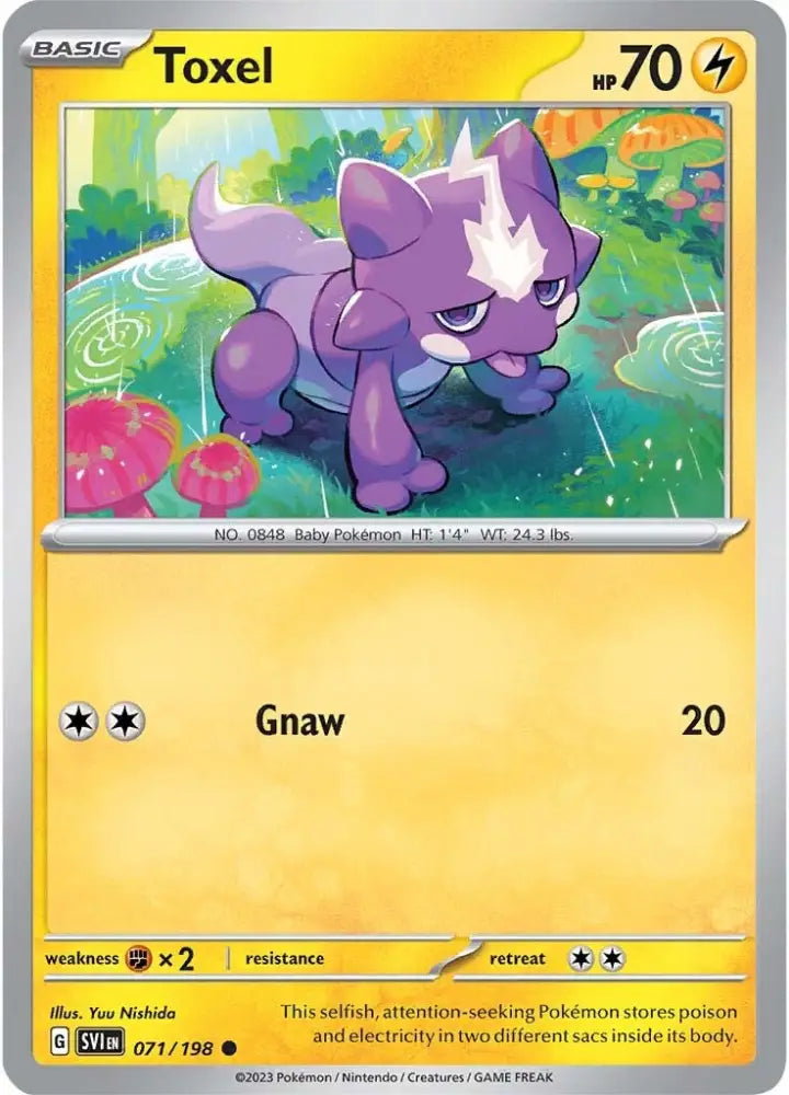 Toxel (071/198) [Scarlet & Violet: Base Set] - Pokemon Single