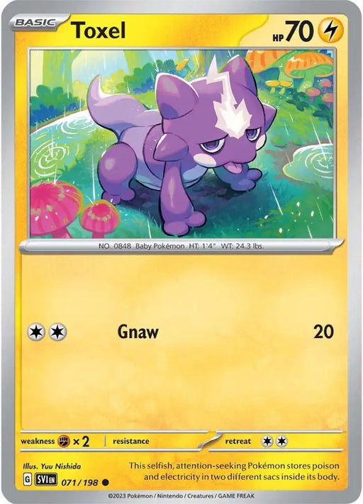 Toxel (071/198) [Scarlet & Violet: Base Set] - Pokemon Single
