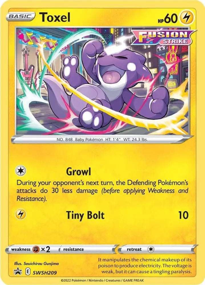 Toxel (SWSH209) [Sword & Shield: Black Star Promos] - Pokemon Single