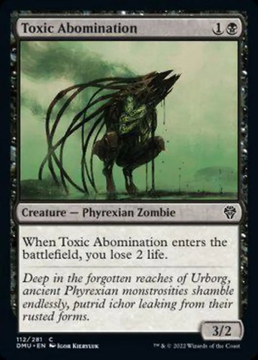 Toxic Abomination [Dominaria United] - MTG Single