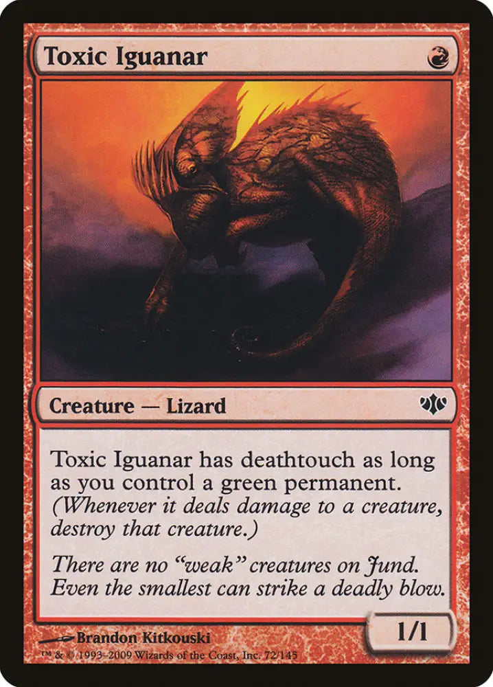 Toxic Iguanar [Conflux] - MTG Single