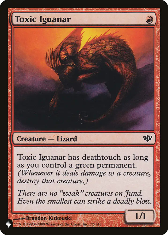 Toxic Iguanar [The List] - MTG Single