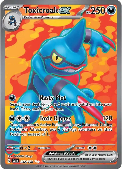 Toxicroak ex (232/198) [Scarlet & Violet: Base Set] - Pokemon Single