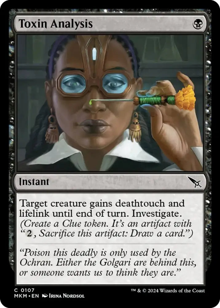 Toxin Analysis [Murders at Karlov Manor] - MTG Single