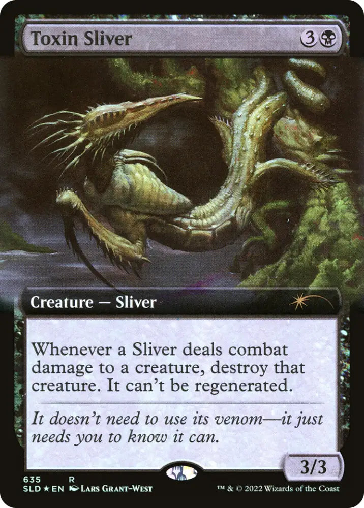 Toxin Sliver (Extended Art) [Secret Lair Drop Promos] - MTG Single