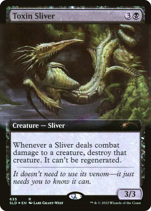 Toxin Sliver (Extended Art) [Secret Lair Drop Promos] - MTG Single