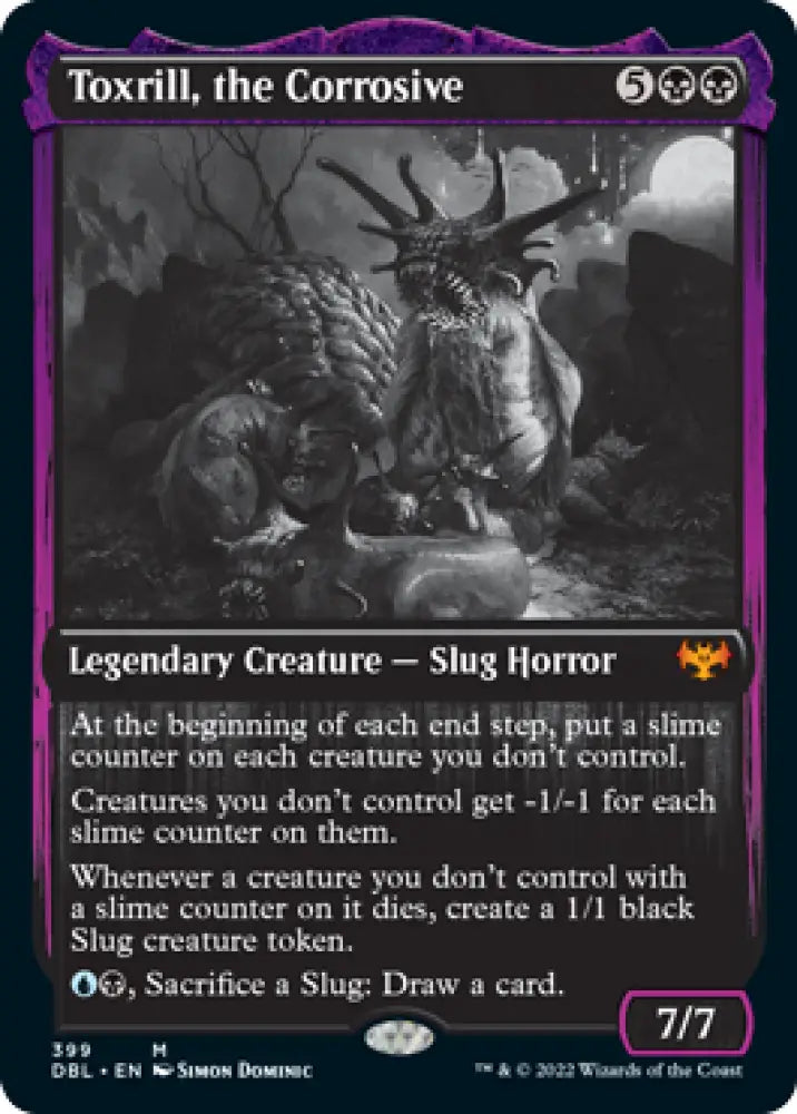 Toxrill the Corrosive [Innistrad: Double Feature] - MTG Single