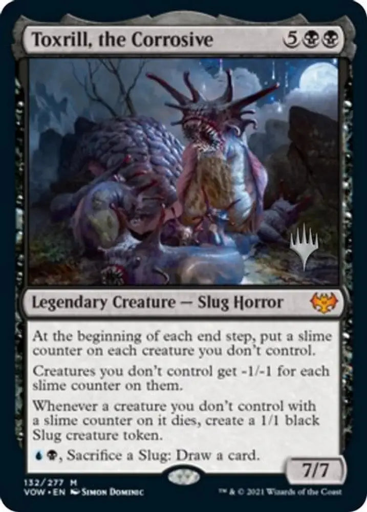 Toxrill the Corrosive (Promo Pack) [Innistrad: Crimson Vow Promos] - MTG Single