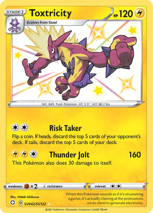 Toxtricity (SV042/SV122) [Sword & Shield: Shining Fates] - Pokemon Single