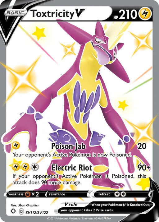 Toxtricity V (SV112/SV122) [Sword & Shield: Shining Fates] - Pokemon Single