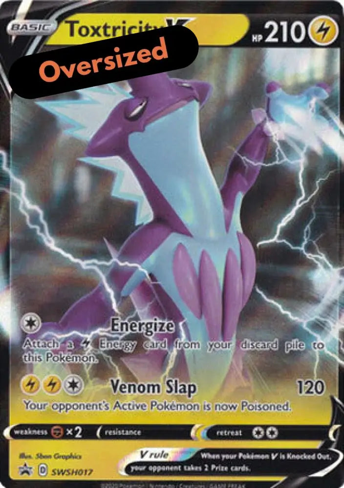 Toxtricity V (SWSH017) (Jumbo Card) [Sword & Shield: Black Star Promos] - Pokemon Single