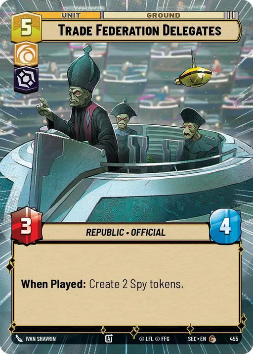 Trade Federation Delegates (Hyperspace) (455) [Secrets of Power]
