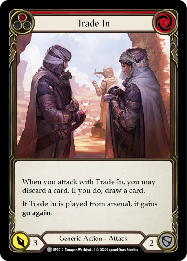 Trade In (Red) [Uprising] Rainbow Foil - Flesh And Blood Single