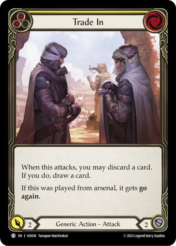 Trade In (Yellow) [Heavy Hitters] (Kassai Blitz Deck) - Flesh And Blood Single