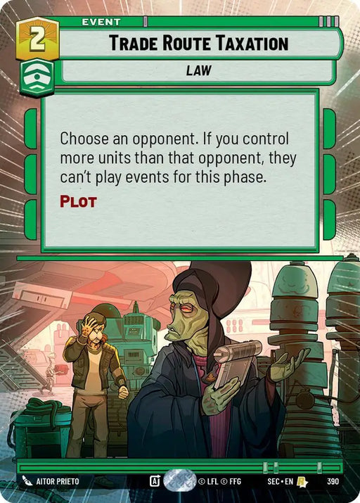 Trade Route Taxation (Hyperspace) (390) [Secrets of Power]