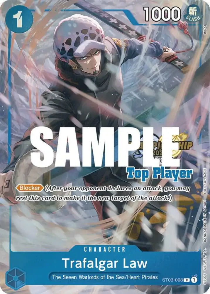 Trafalgar Law (CS 2023 Top Players Pack) (ST03-008) [One Piece Promotion Cards]