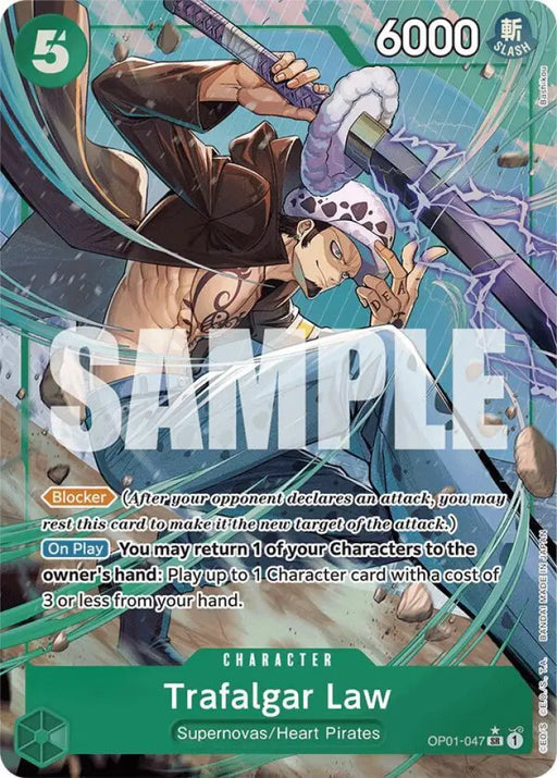 Trafalgar Law (OP01-047) (Alternate Art) [Premium Booster -The Best-]