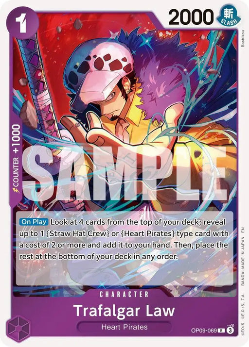 Trafalgar Law - OP09-069 (Reprint) [Premium Booster -The Best- Vol. 2]
