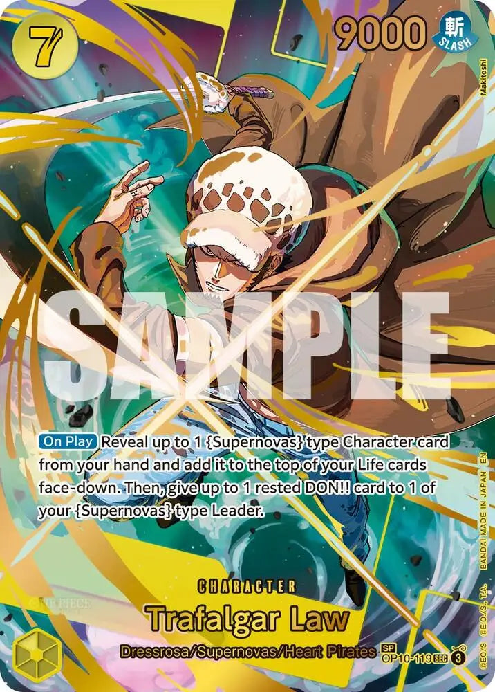 Trafalgar Law - OP10-119 (SP) [Premium Booster -The Best- Vol. 2]