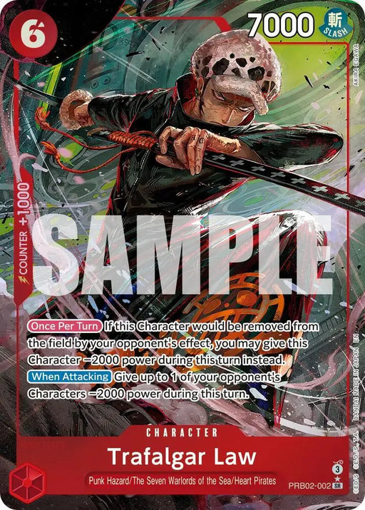Trafalgar Law - PRB02-002 (Alternate Art) [Premium Booster -The Best- Vol. 2]