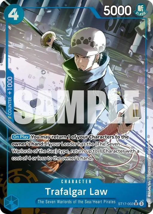 Trafalgar Law - ST17-002 (Alternate Art) [Premium Booster -The Best- Vol. 2]