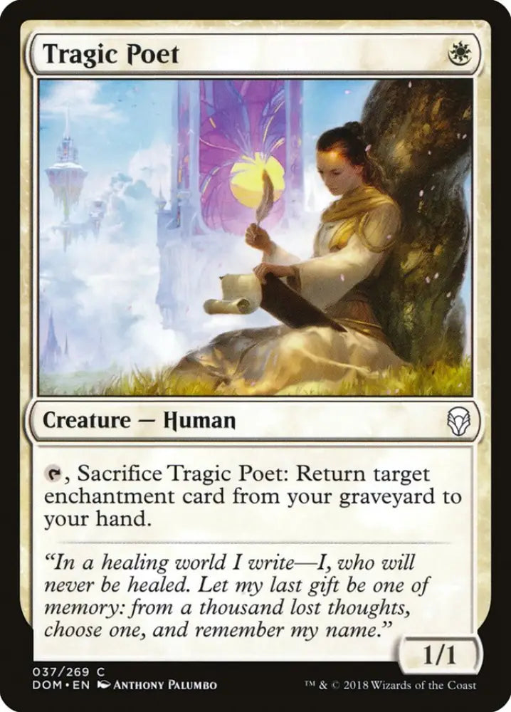 Tragic Poet [Dominaria] - MTG Single