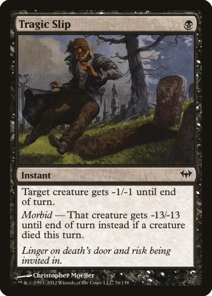 Tragic Slip [Dark Ascension] - MTG Single