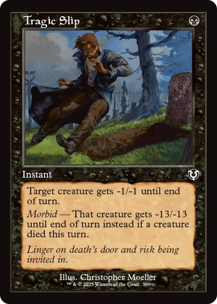 Tragic Slip (Retro Frame) [Innistrad Remastered] - MTG Single