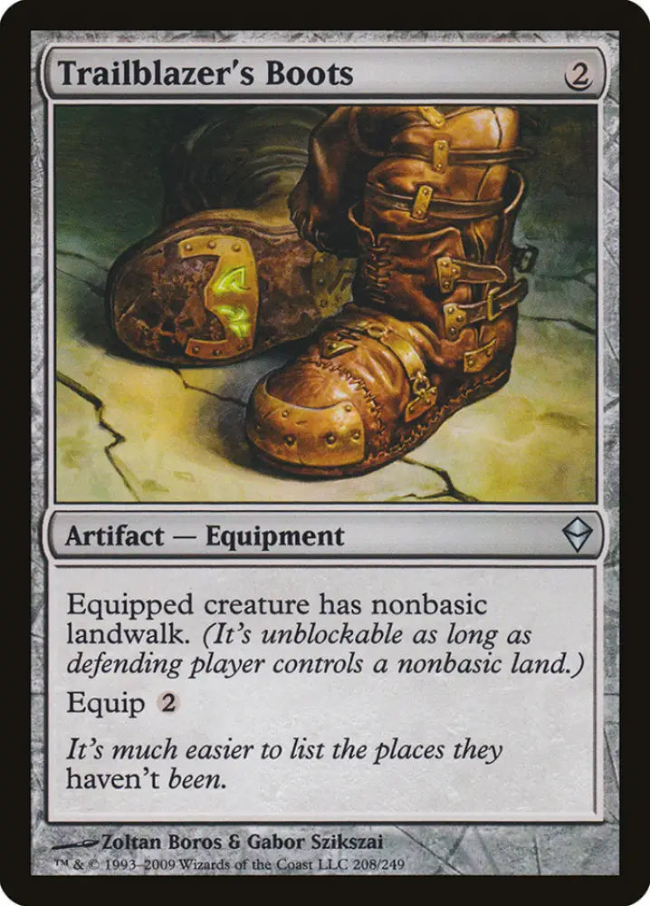 Trailblazer’s Boots [Zendikar] - MTG Single