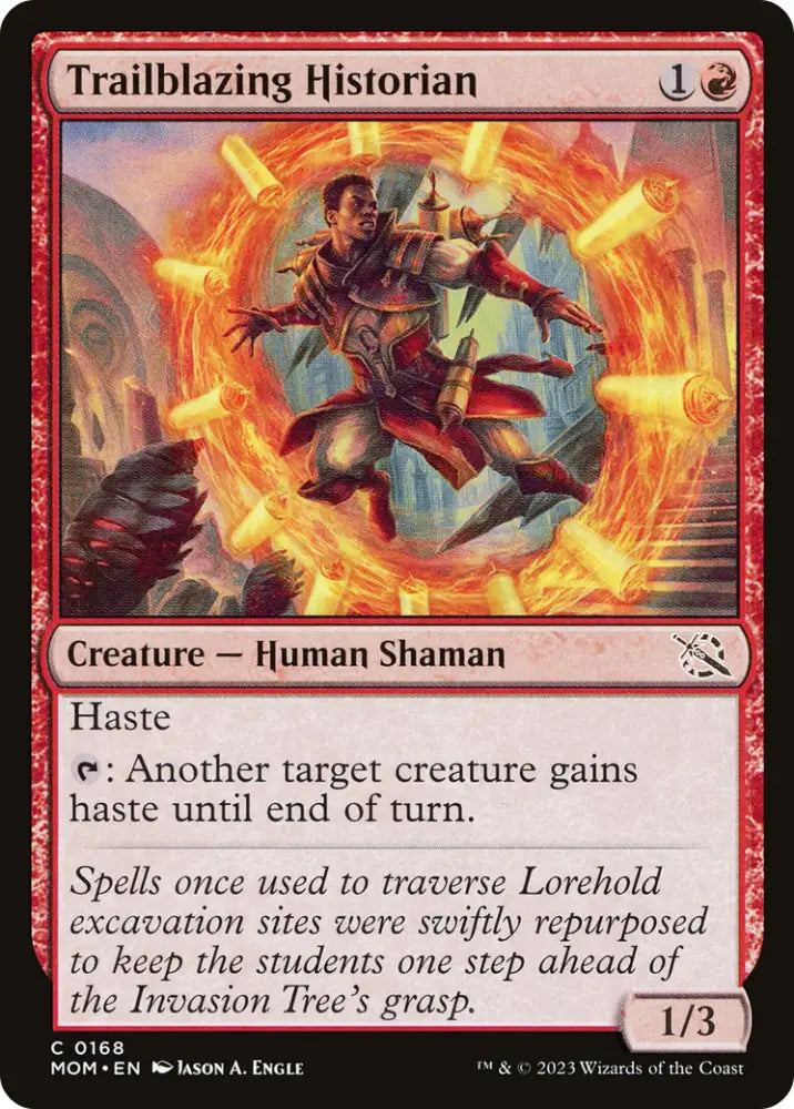 Trailblazing Historian [March of the Machine] - MTG Single