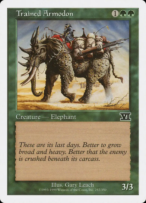 Trained Armodon [Classic Sixth Edition] - MTG Single