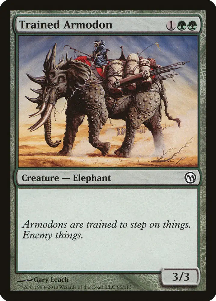 Trained Armodon [Duels of the Planeswalkers] - MTG Single
