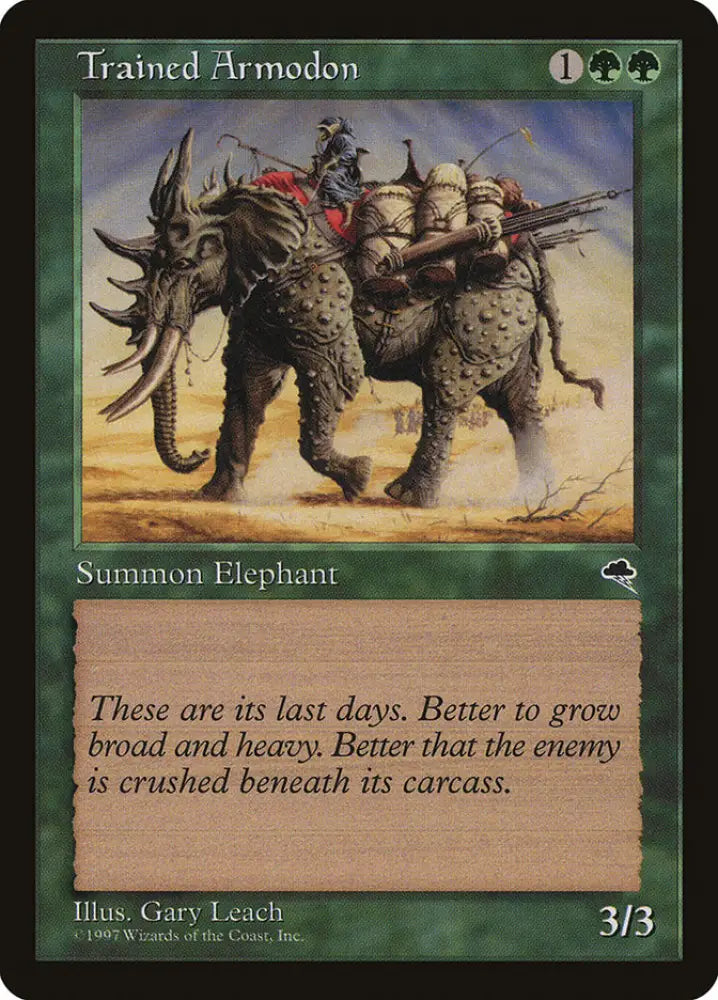 Trained Armodon [Tempest] - MTG Single