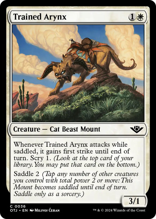 Trained Arynx [Outlaws of Thunder Junction] - MTG Single