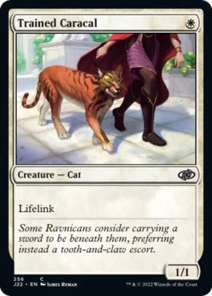 Trained Caracal [Jumpstart 2022] - MTG Single