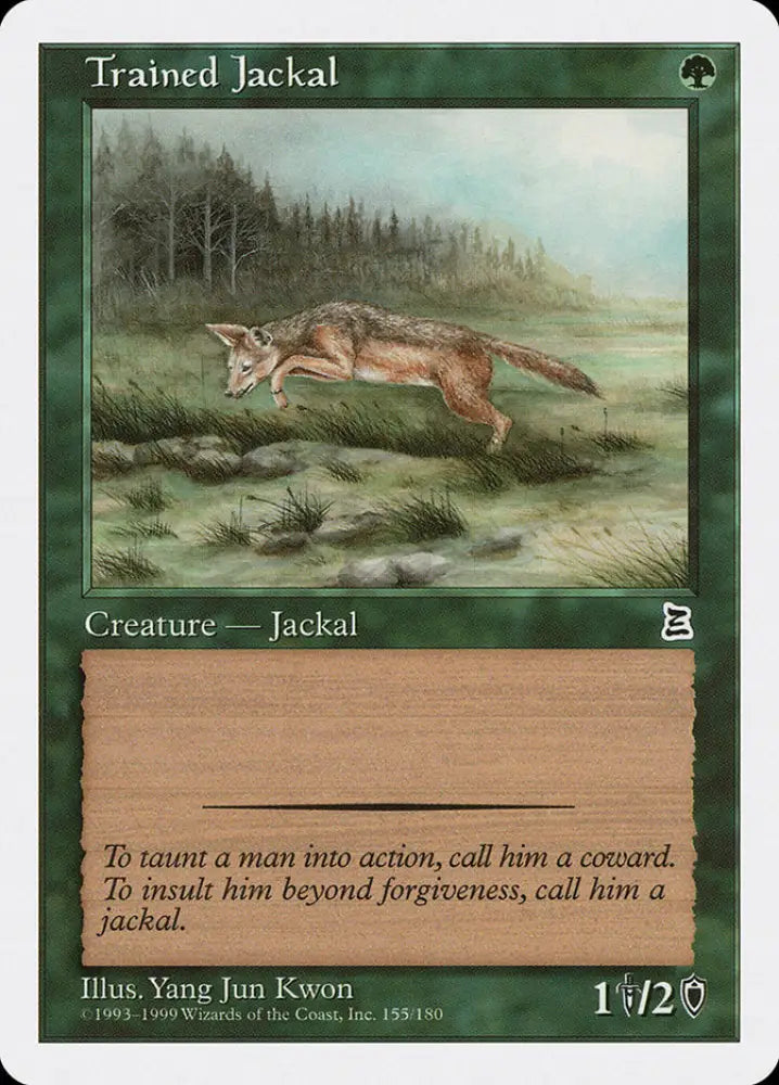 Trained Jackal [Portal Three Kingdoms] - MTG Single
