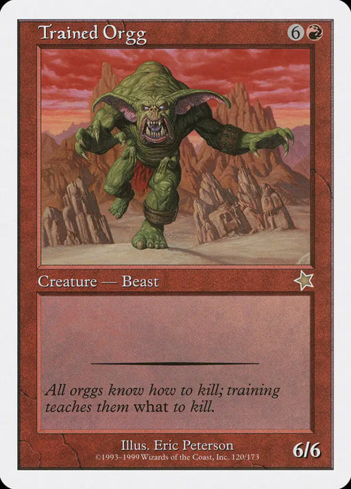 Trained Orgg [Starter 1999] - MTG Single