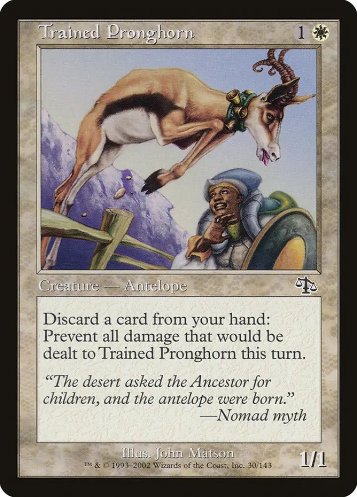 Trained Pronghorn [Judgment] - MTG Single