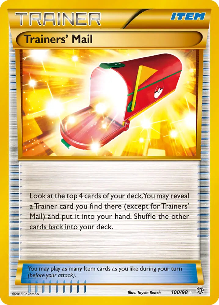 Trainers’ Mail (100/98) [XY: Ancient Origins] - Pokemon Single