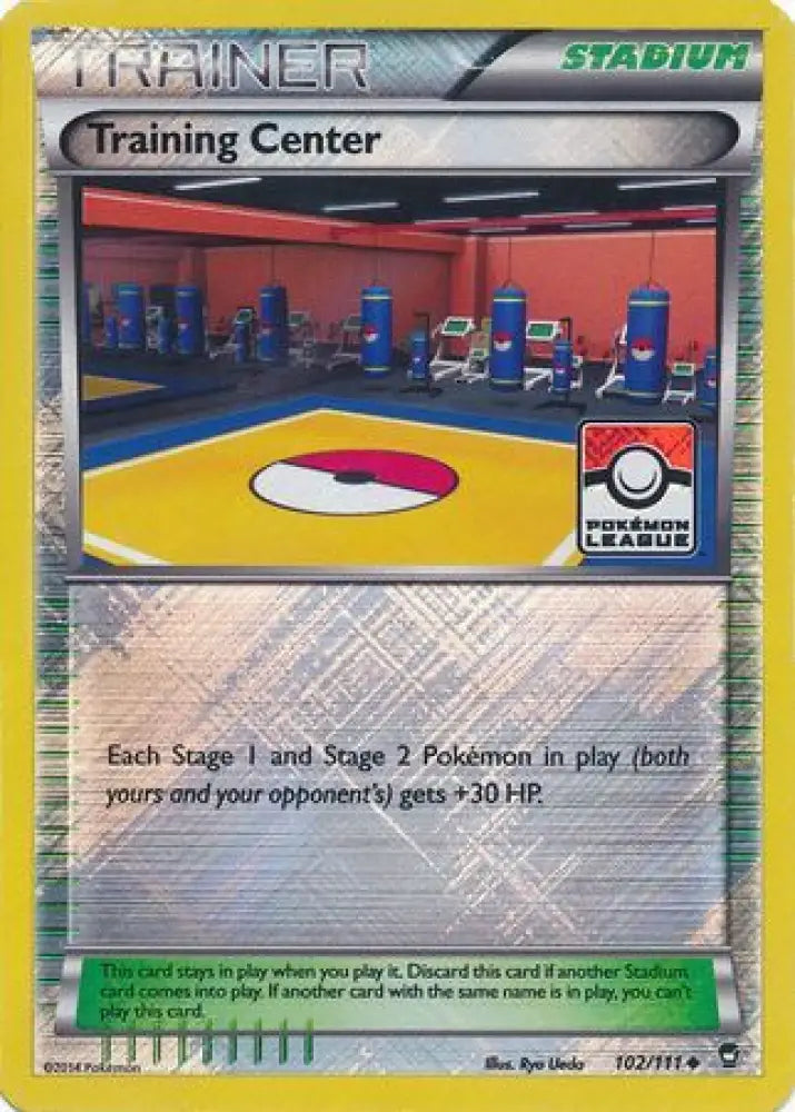 Training Center (102/111) (League Promo) [XY: Furious Fists] - Pokemon Single