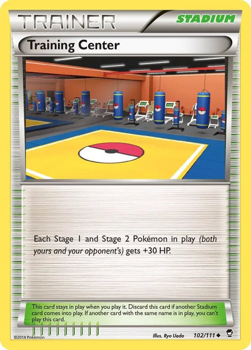 Training Center (102/111) [XY: Furious Fists] - Pokemon Single