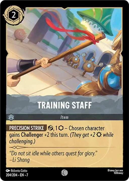 Training Staff (204/204) [Archazia’s Island] - Lorcana Single