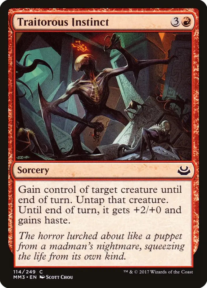 Traitorous Instinct [Modern Masters 2017] - MTG Single