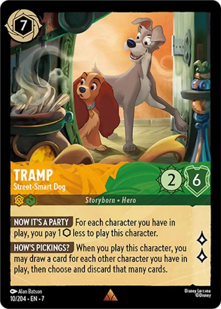 Tramp - Street-Smart Dog (10/204) [Archazia’s Island] - Lorcana Single