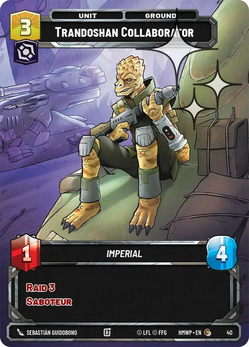 Trandoshan Collaborator (Foil) (40) [Homeworlds: Weekly Play Promos]