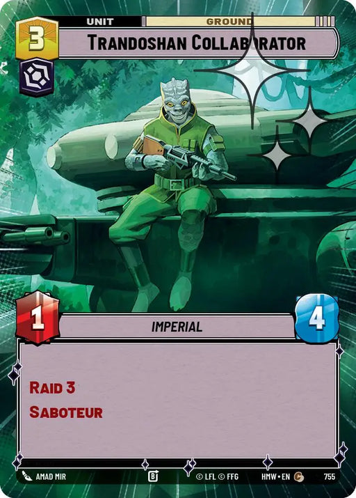 Trandoshan Collaborator (Hyperspace Foil) (755) [Homeworlds]